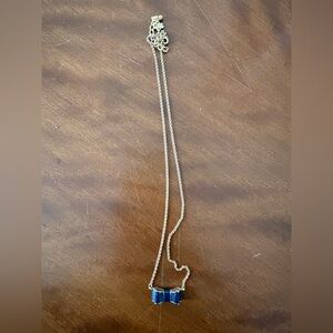 Kate Spade Moon River Navy and Gold Necklace